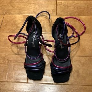 Free People lace up heels